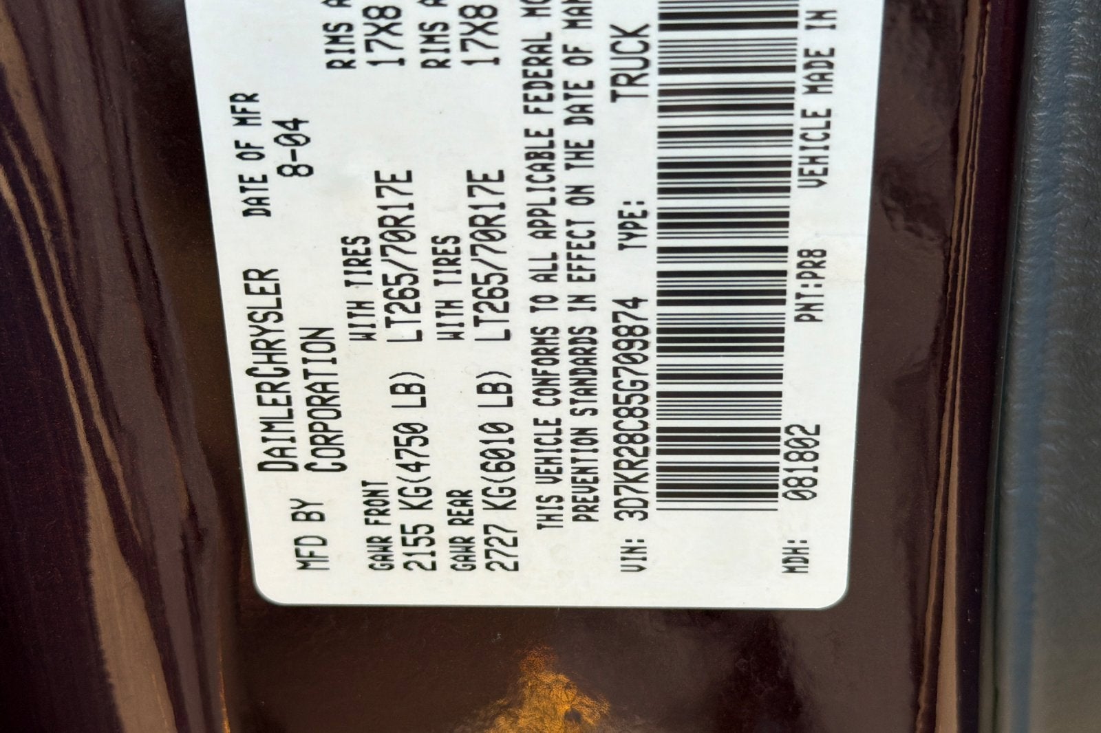 2005 Dodge Ram 2500 SLT