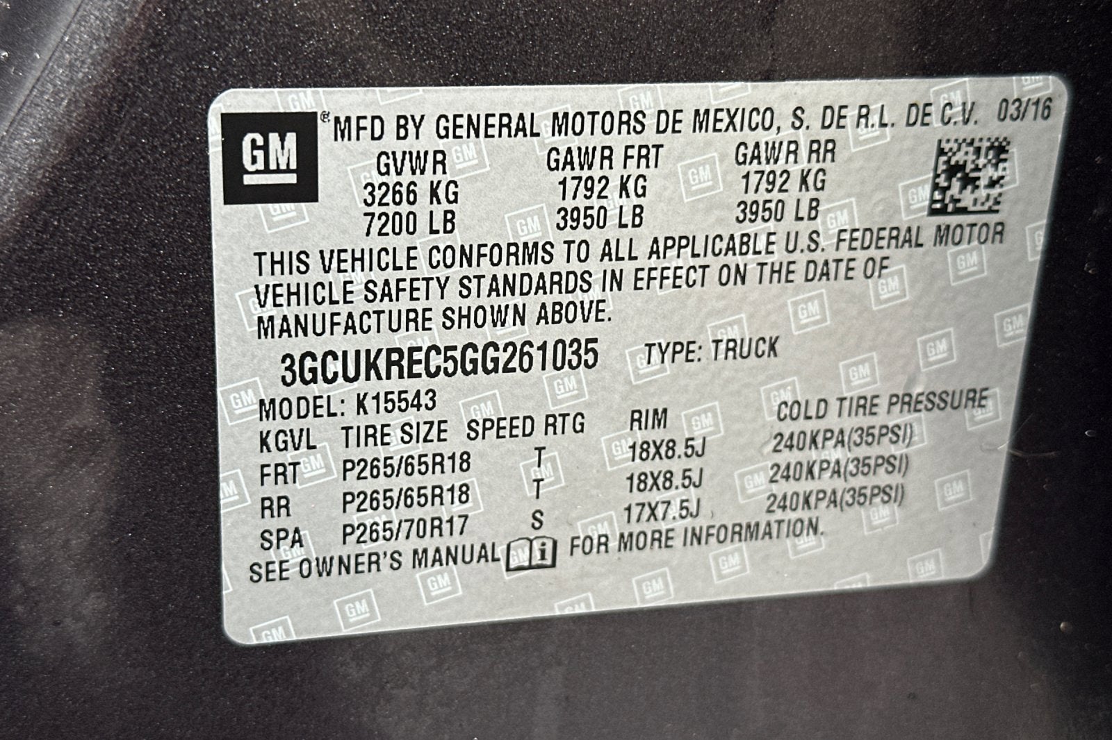 2016 Chevrolet Silverado 1500 LT