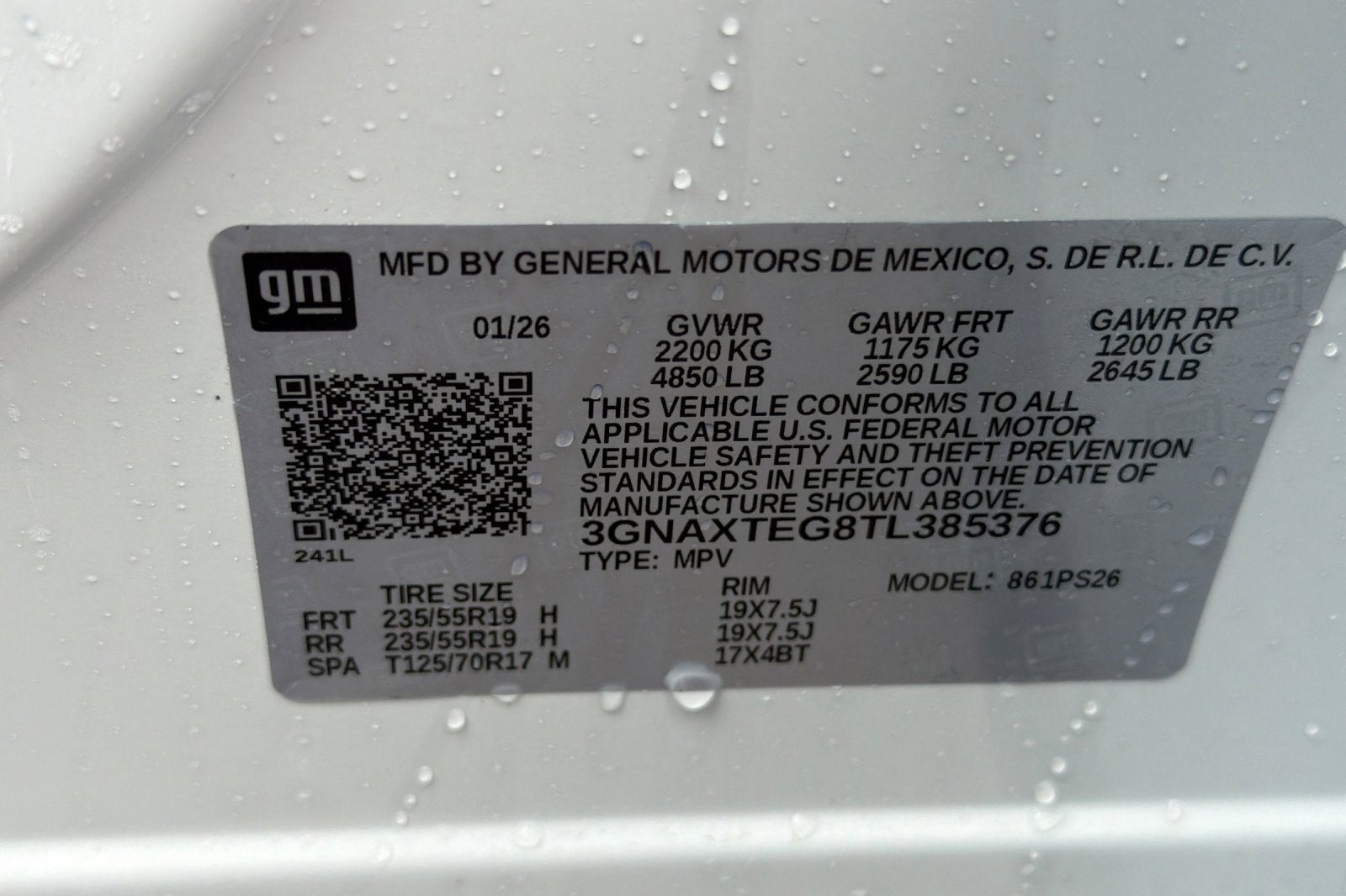 2026 Chevrolet Equinox RS