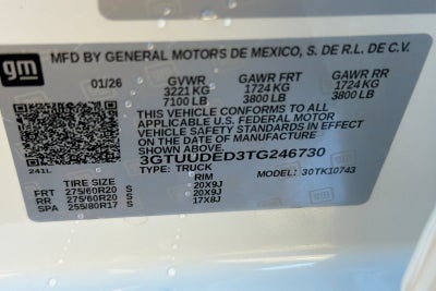 2026 GMC Sierra 1500 SLT