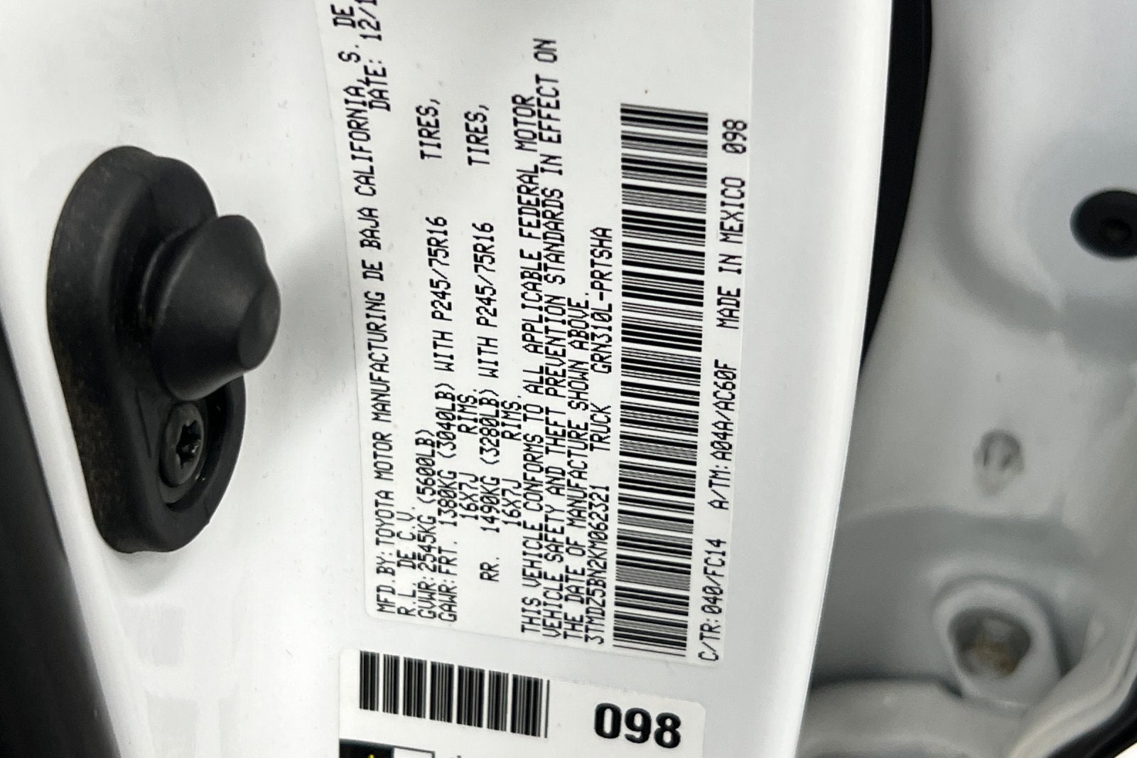 2019 Toyota Tacoma 4WD SR5