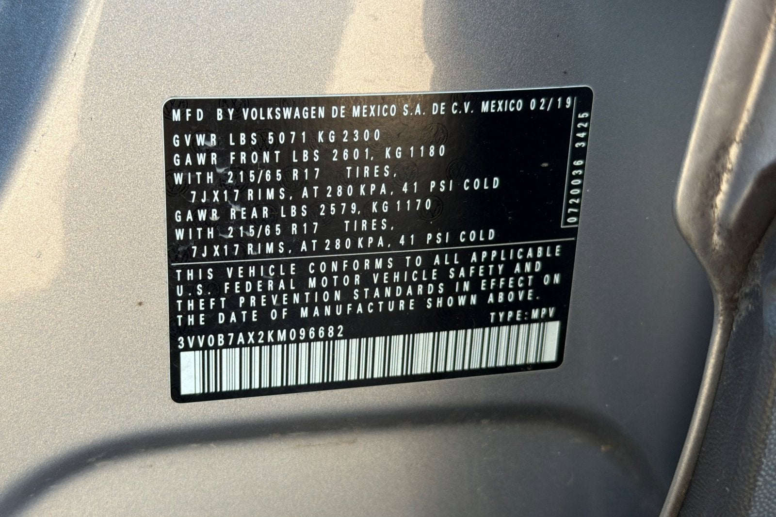 2019 Volkswagen Tiguan S