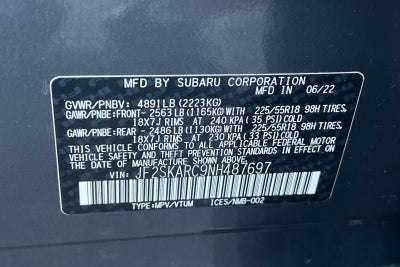 2022 Subaru Forester Touring