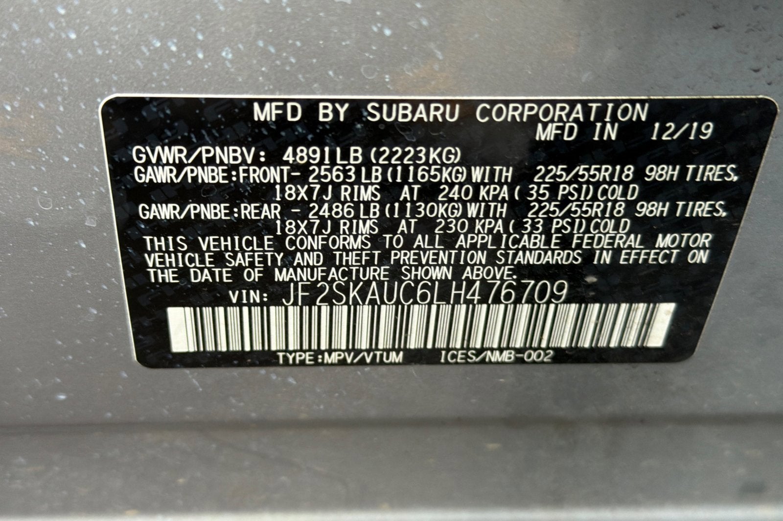 2020 Subaru Forester Limited