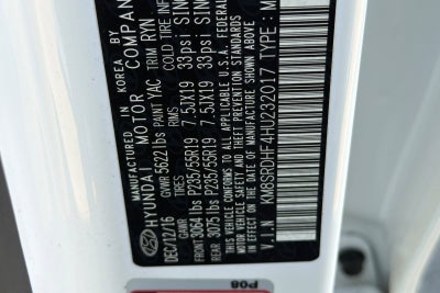 2017 Hyundai Santa Fe SE Ultimate