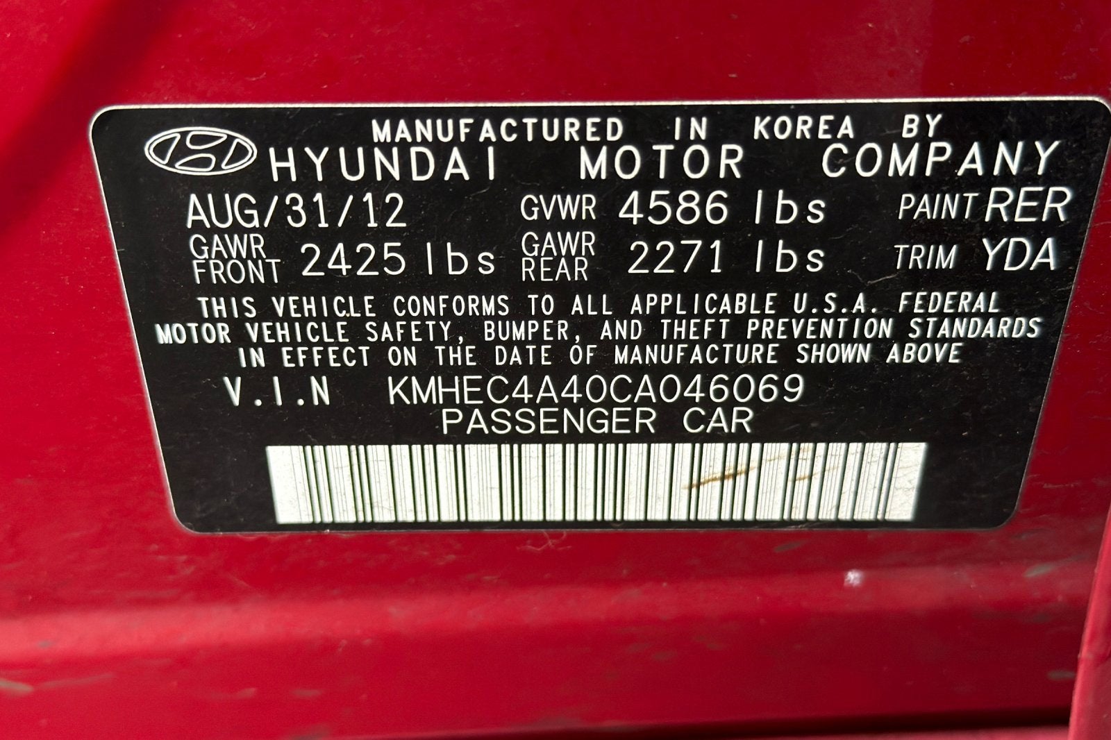 2012 Hyundai Sonata Hybrid