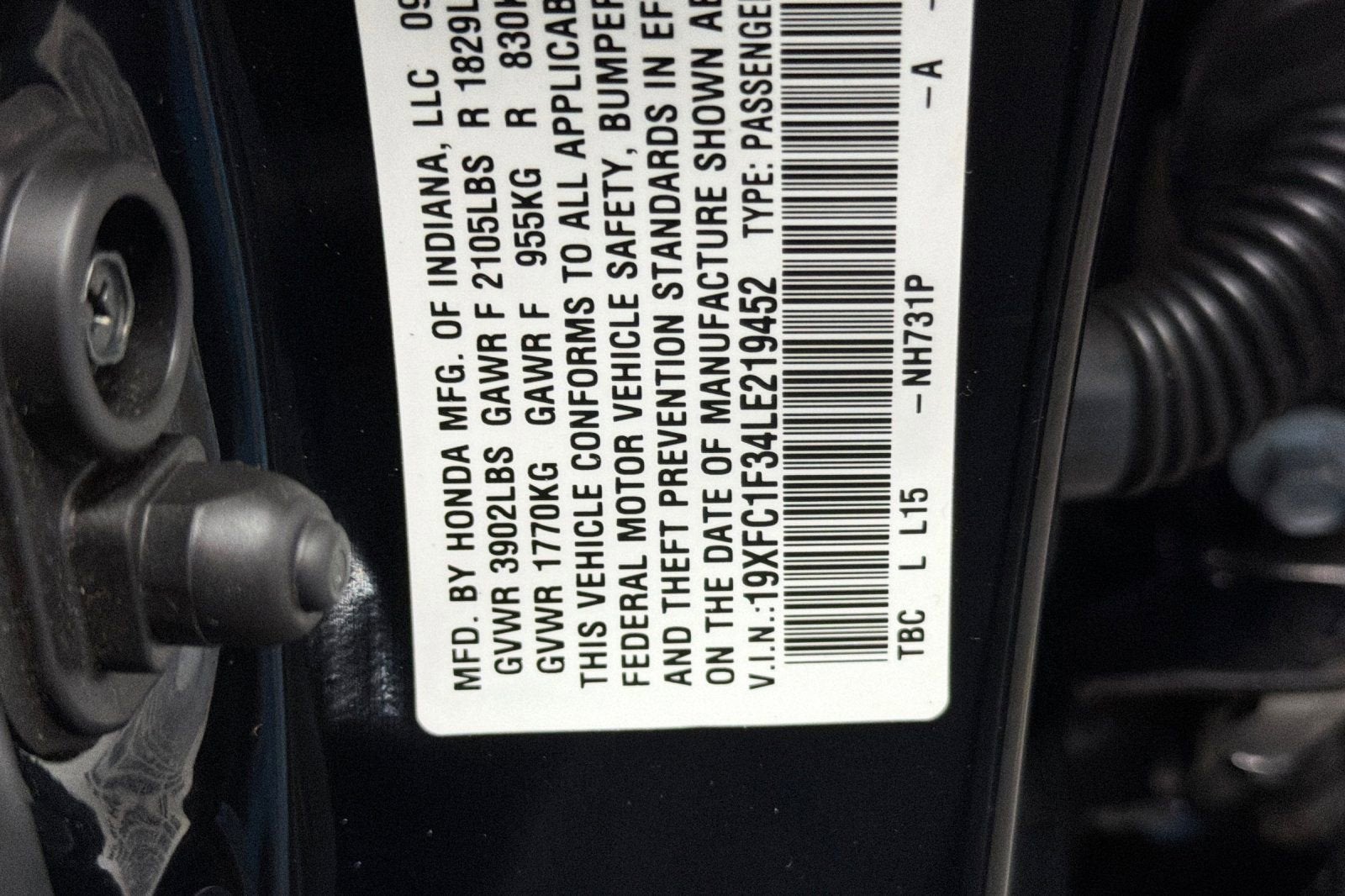 2020 Honda Civic Sedan EX