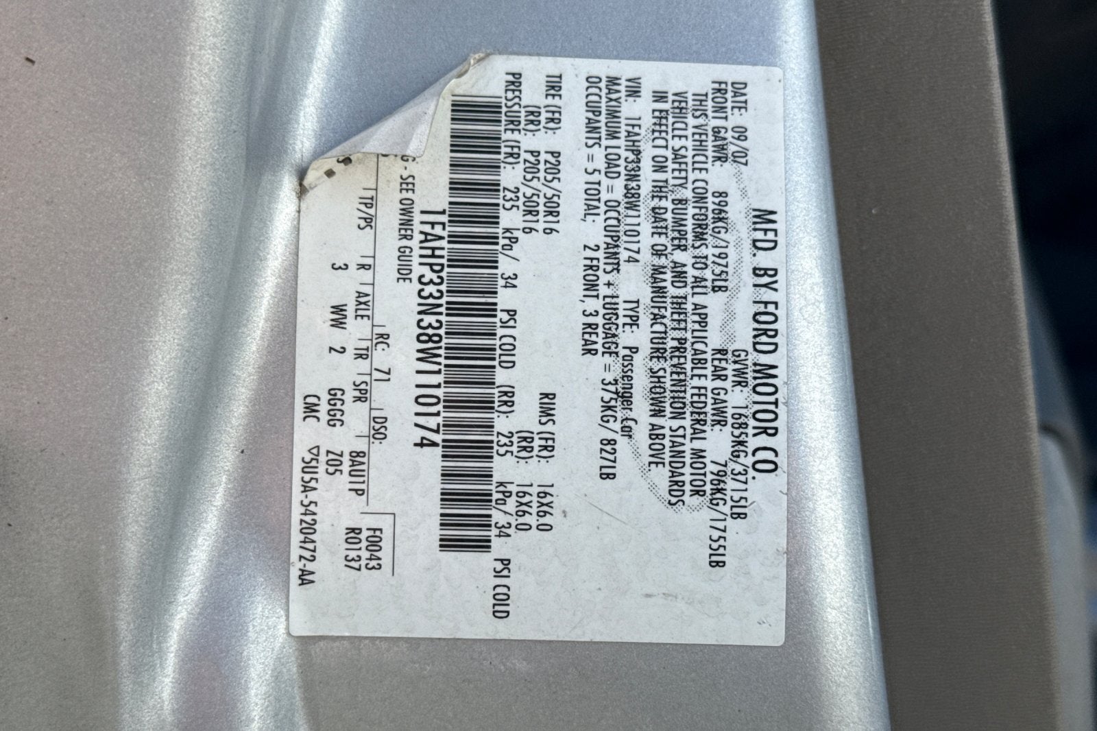 2008 Ford Focus SE