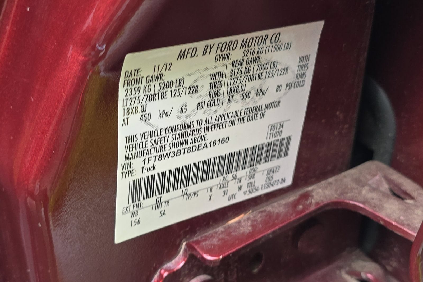 2013 Ford Super Duty F-350 SRW Platinum
