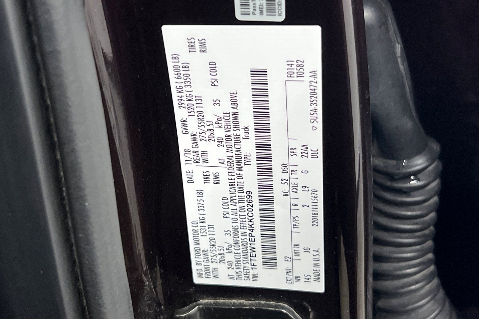2019 Ford F-150 XL