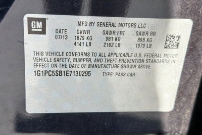 2014 Chevrolet Cruze 1LT