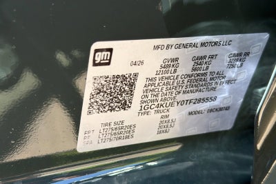 2026 Chevrolet Silverado 3500 HD LTZ