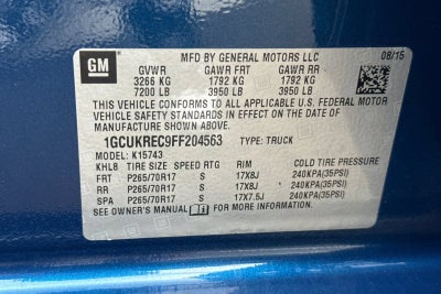 2015 Chevrolet Silverado 1500 LT