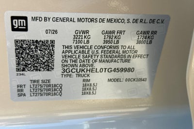 2026 Chevrolet Silverado 1500 ZR2