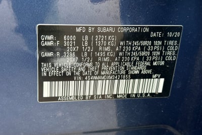 2021 Subaru Ascent Limited
