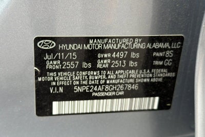 2016 Hyundai Sonata 2.4L SE