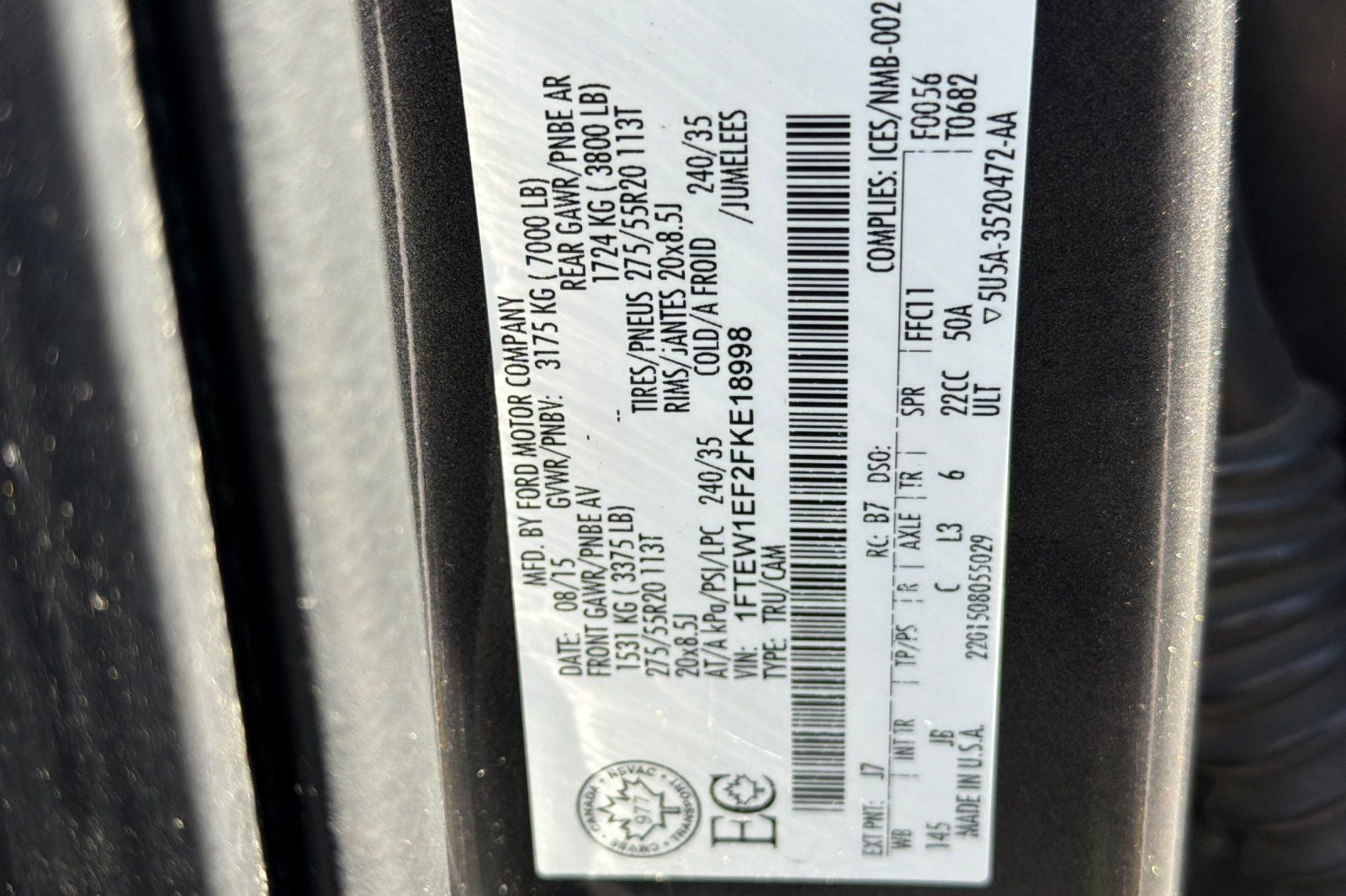 2015 Ford F-150 XLT