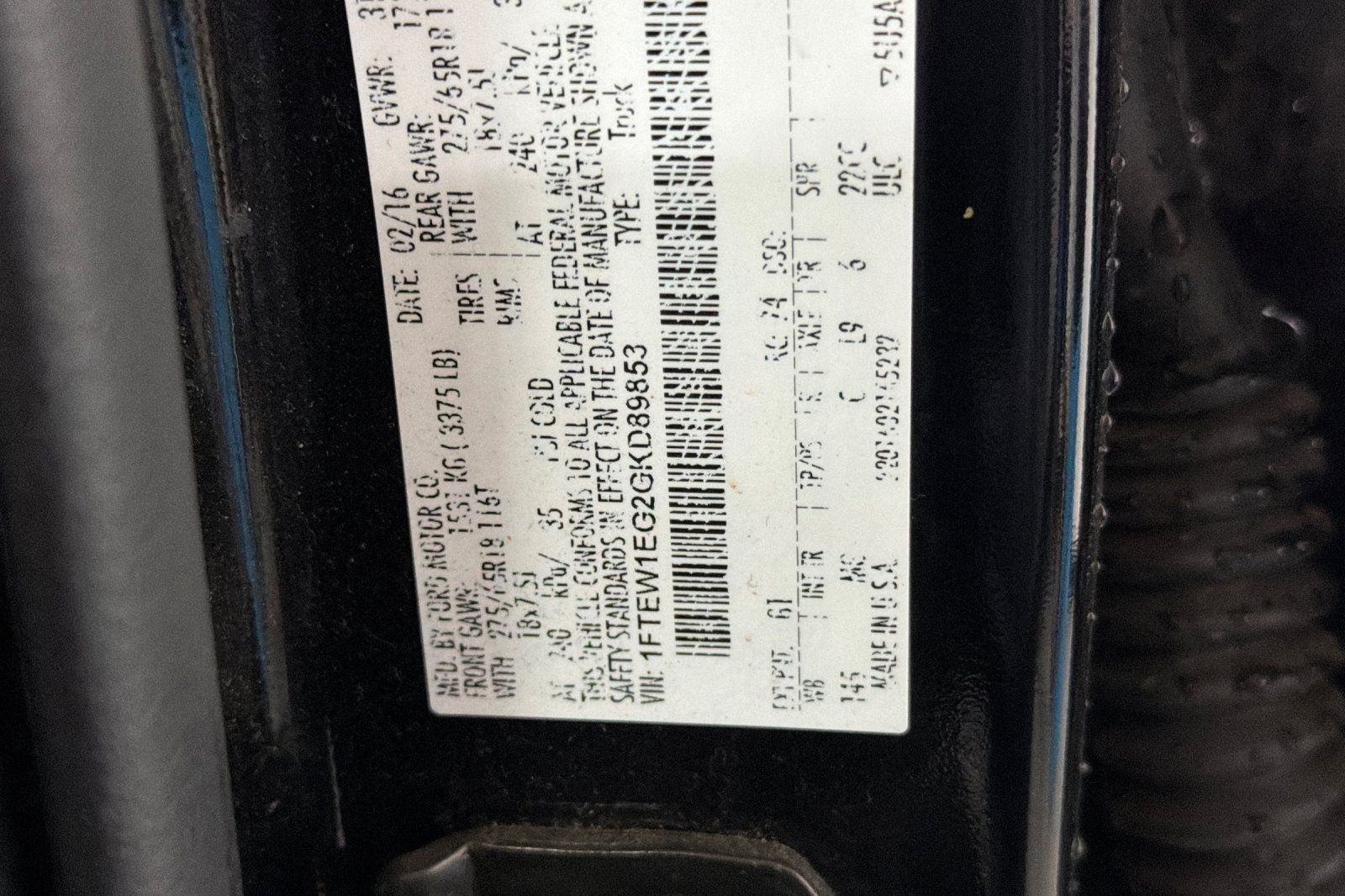 2016 Ford F-150 XLT