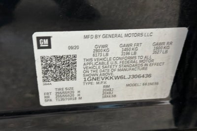 2020 Chevrolet Traverse Premier