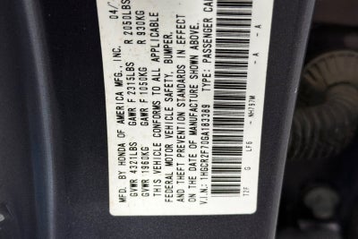 2016 Honda Accord EX