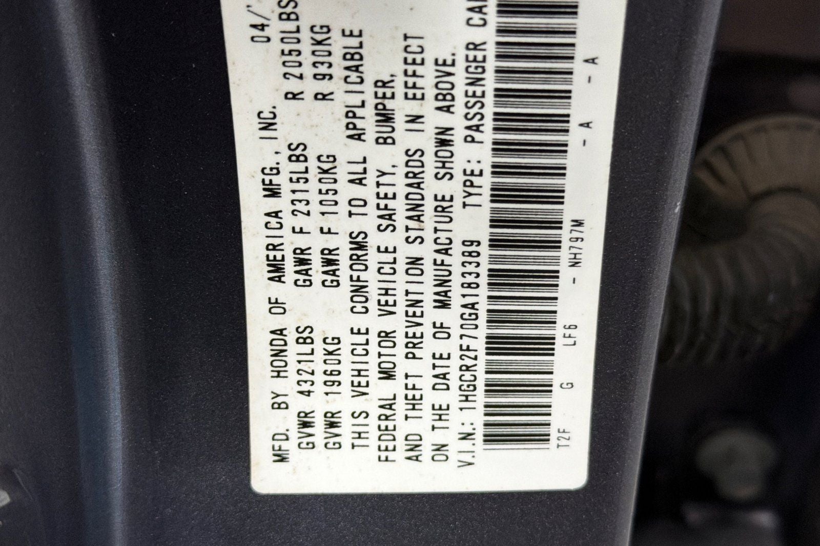 2016 Honda Accord EX