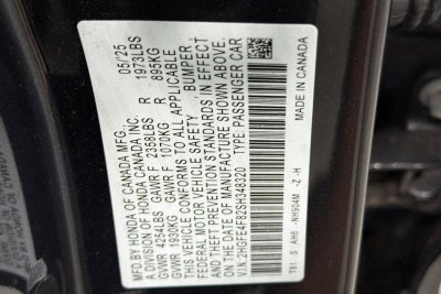 2025 Honda Civic Hybrid Sport