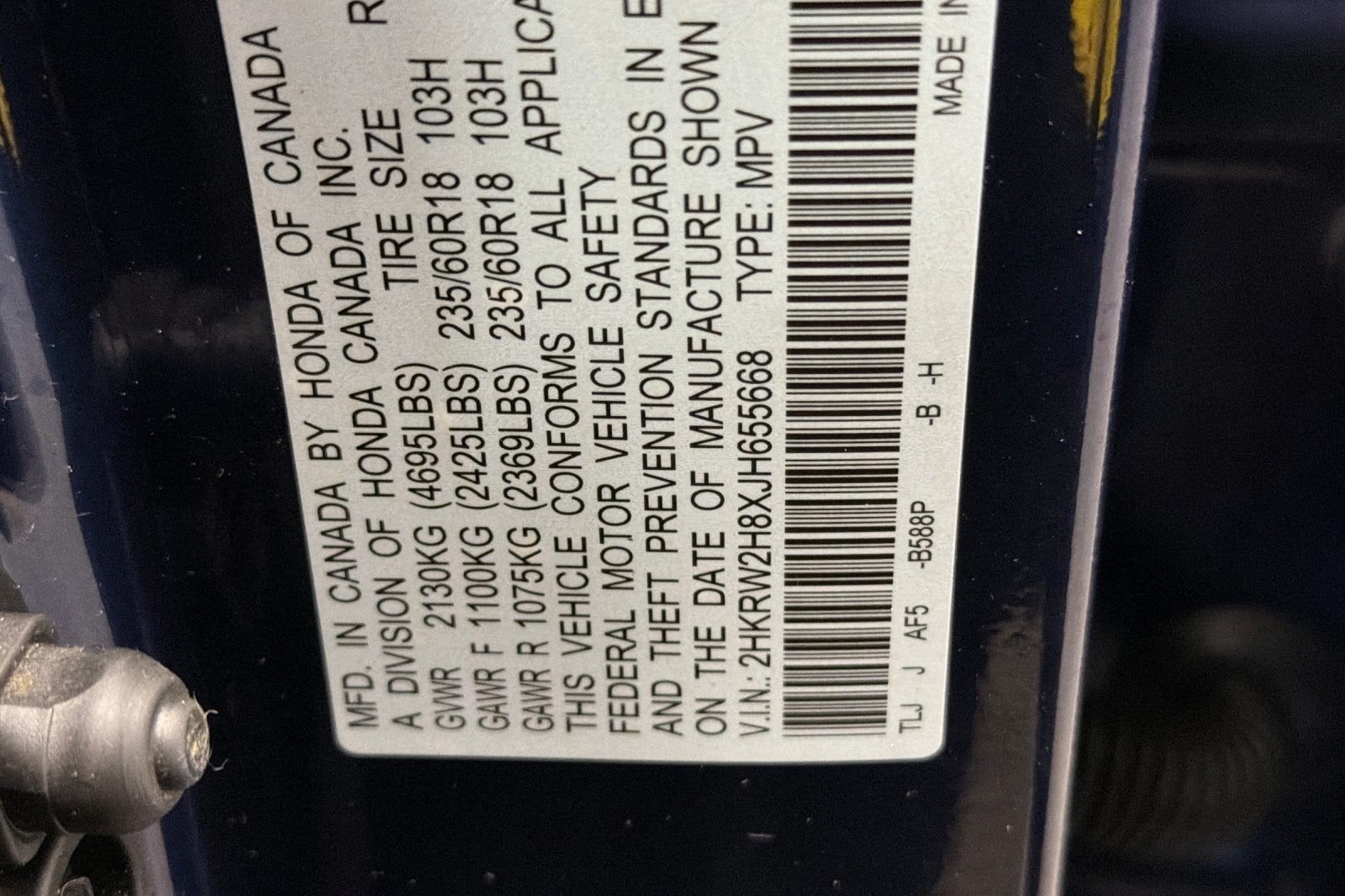 2018 Honda CR-V EX-L