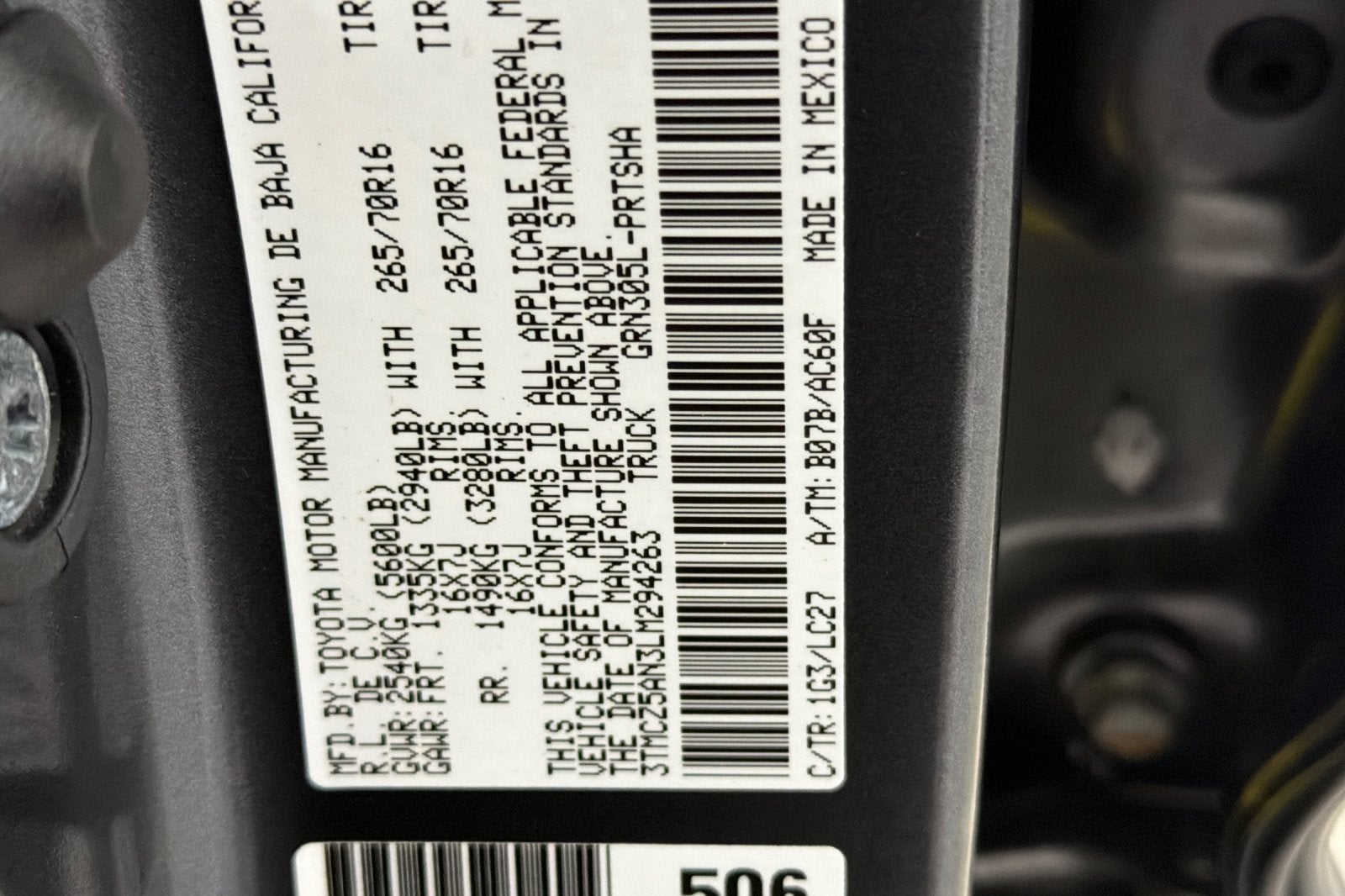 2020 Toyota Tacoma TRD Off-Road V6