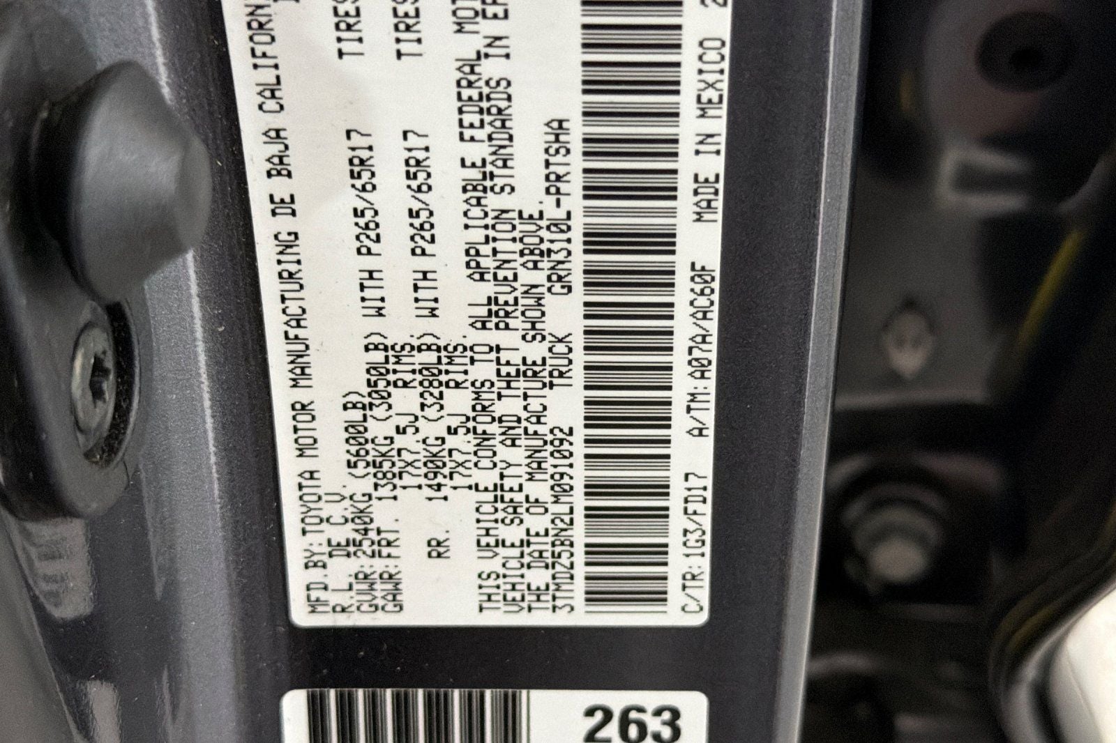 2020 Toyota Tacoma TRD Sport V6