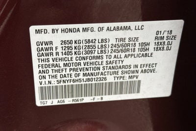 2018 Honda Pilot EX-L