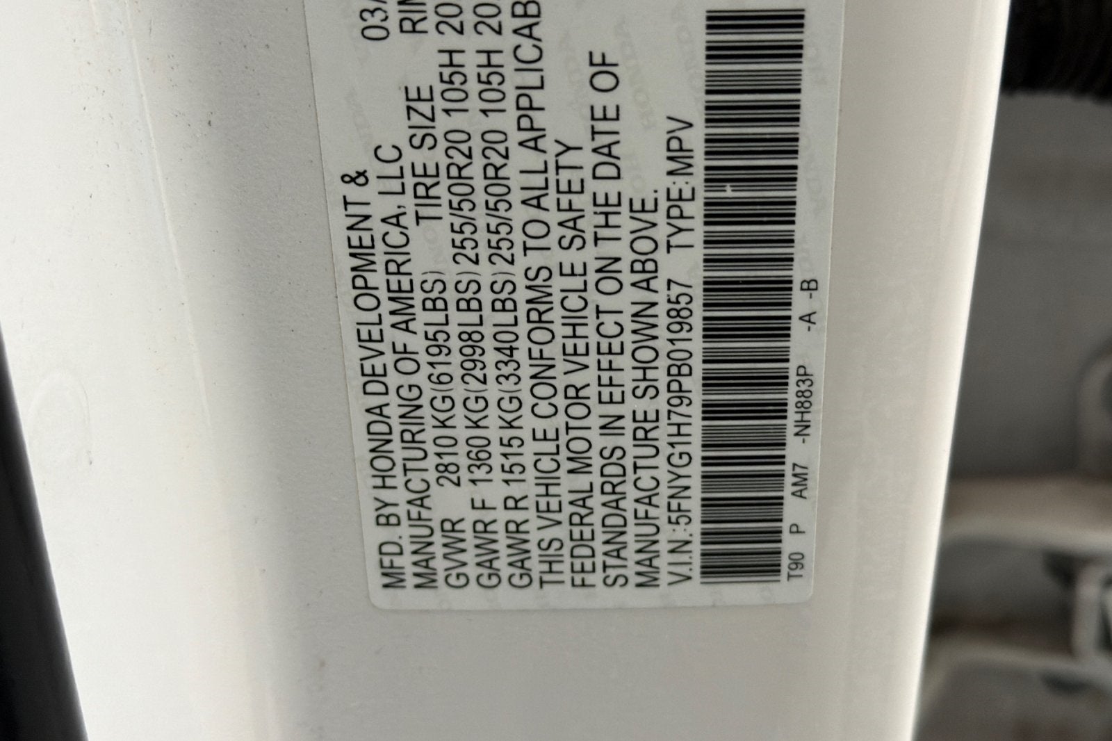 2023 Honda Pilot Touring