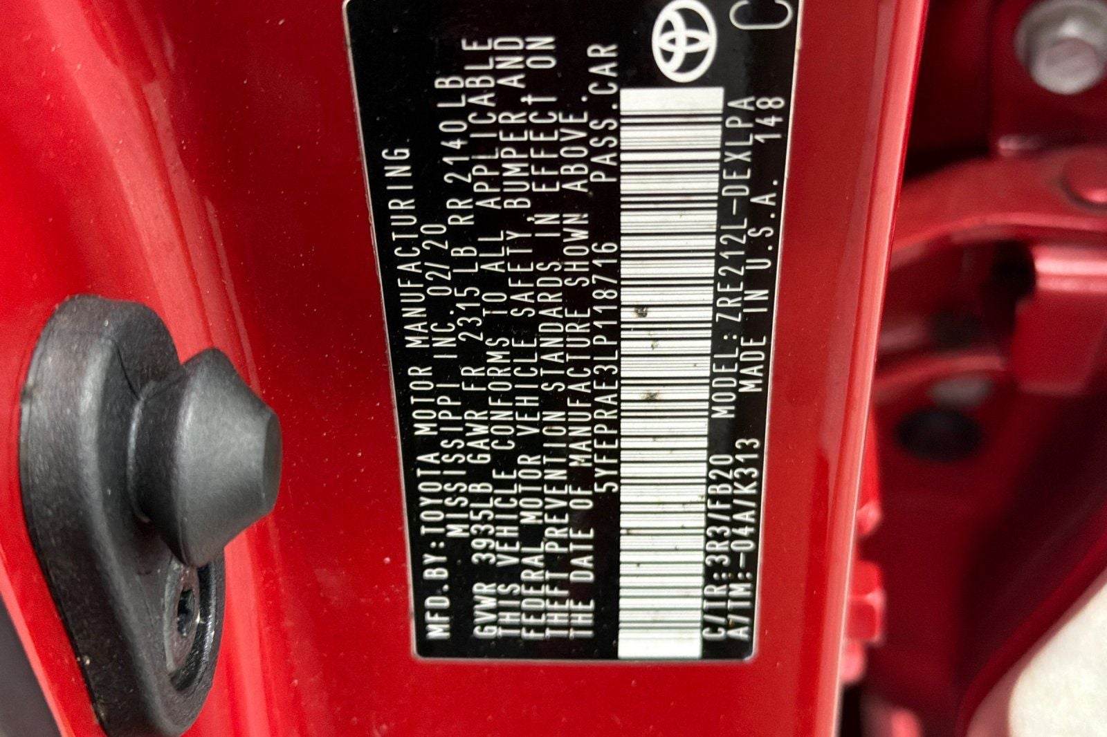 2020 Toyota Corolla LE