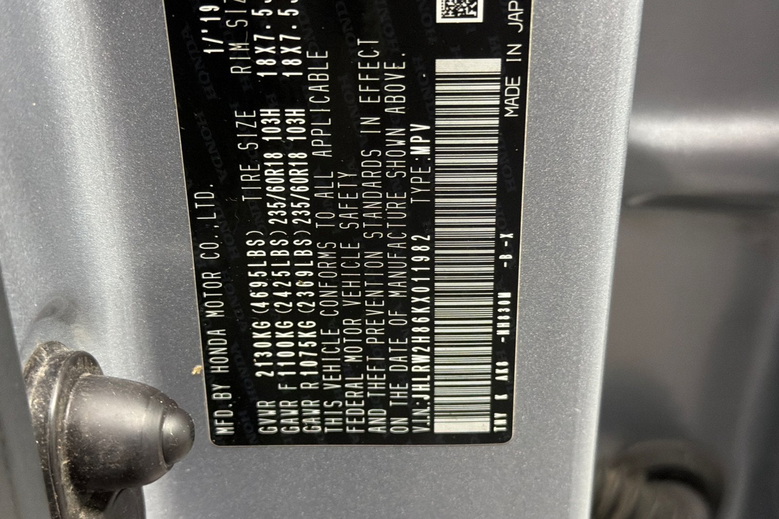 2019 Honda CR-V EX-L
