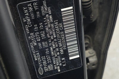 2023 Hyundai Elantra Hybrid Blue