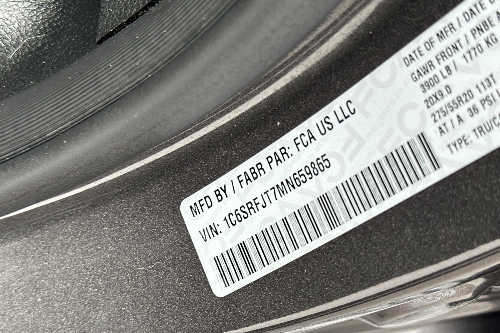 2021 RAM 1500 Laramie