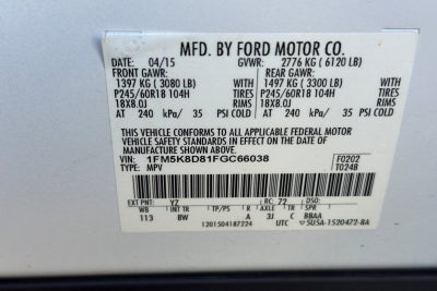 2015 Ford Explorer XLT