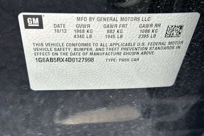 2013 Cadillac ATS 2.0L Turbo Luxury