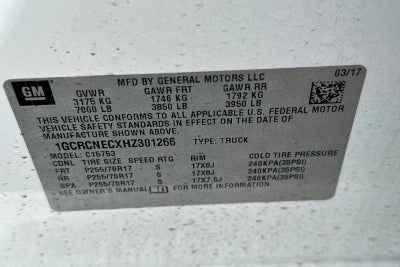 2017 Chevrolet Silverado 1500 WT