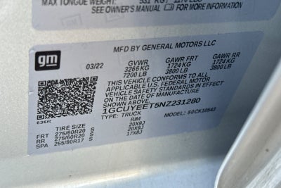 2022 Chevrolet Silverado 1500 LTD RST