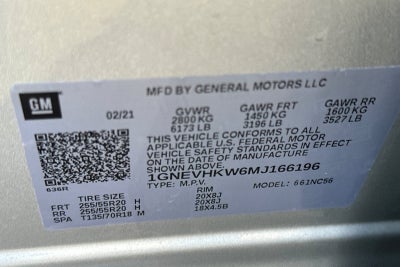 2021 Chevrolet Traverse LT Leather