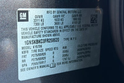 2015 Chevrolet Tahoe LT