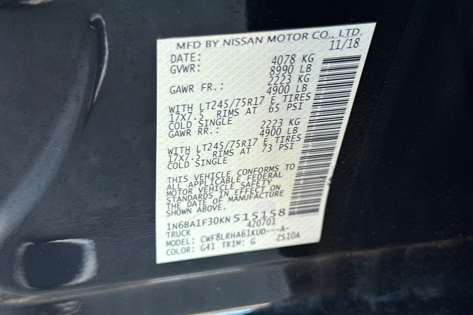 2019 Nissan Titan XD S