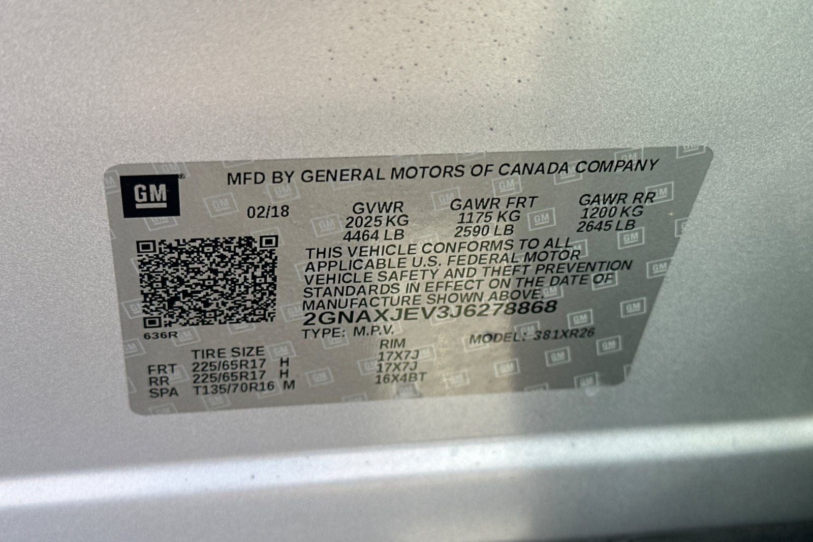 2018 Chevrolet Equinox LT