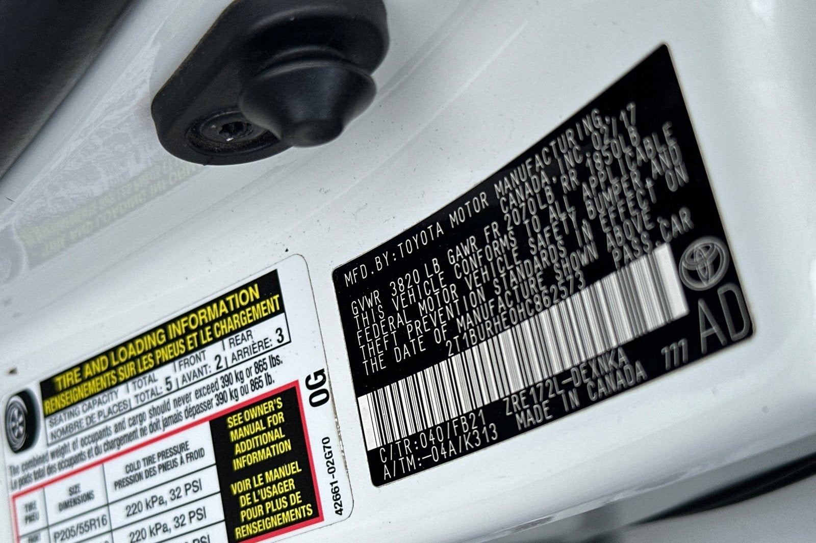 2017 Toyota Corolla LE