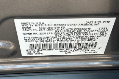 2013 Mitsubishi Outlander Sport SE