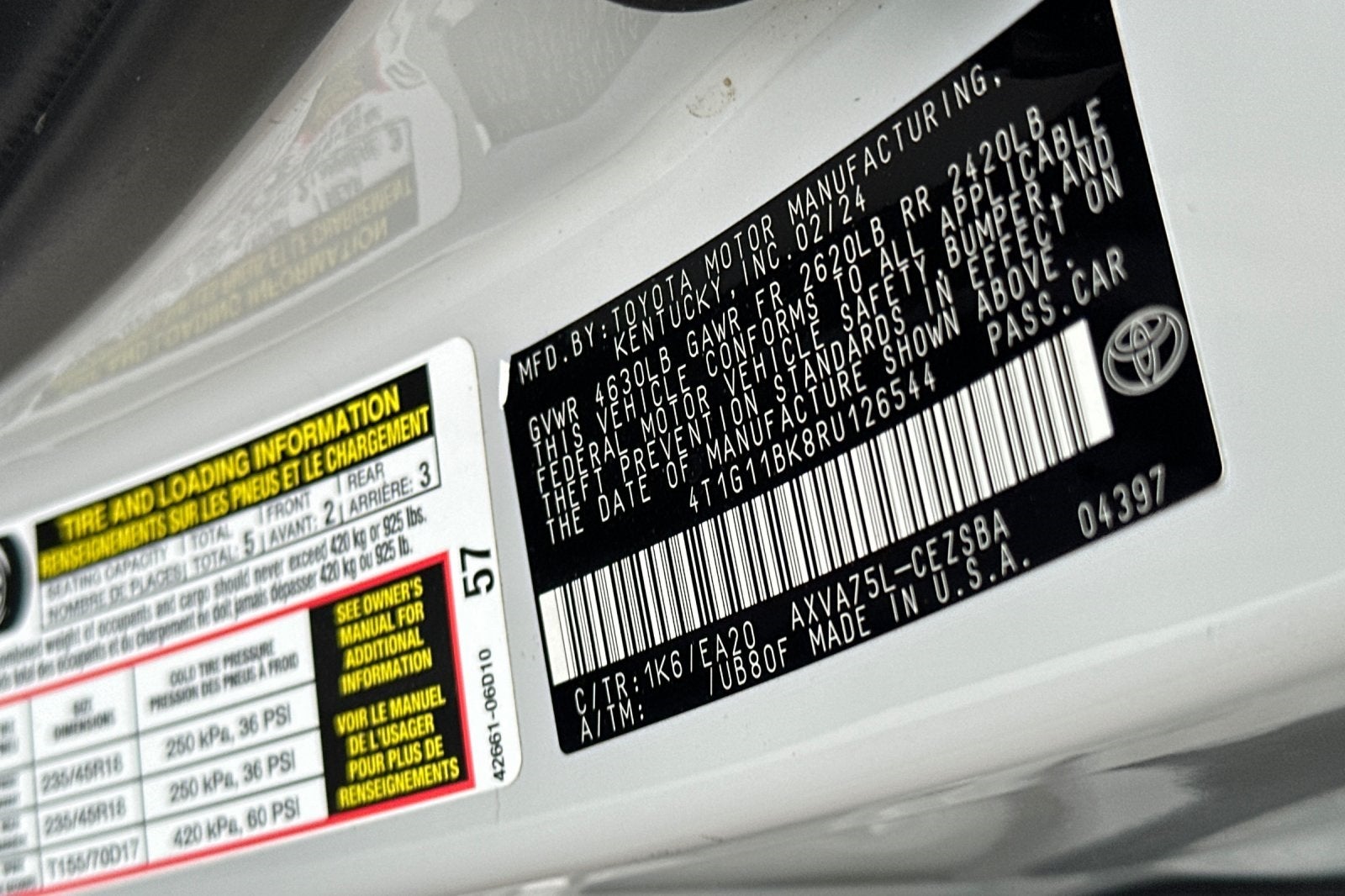 2024 Toyota Camry SE