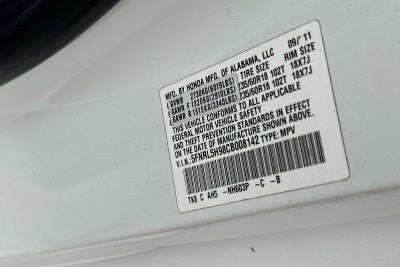 2012 Honda Odyssey Touring Elite
