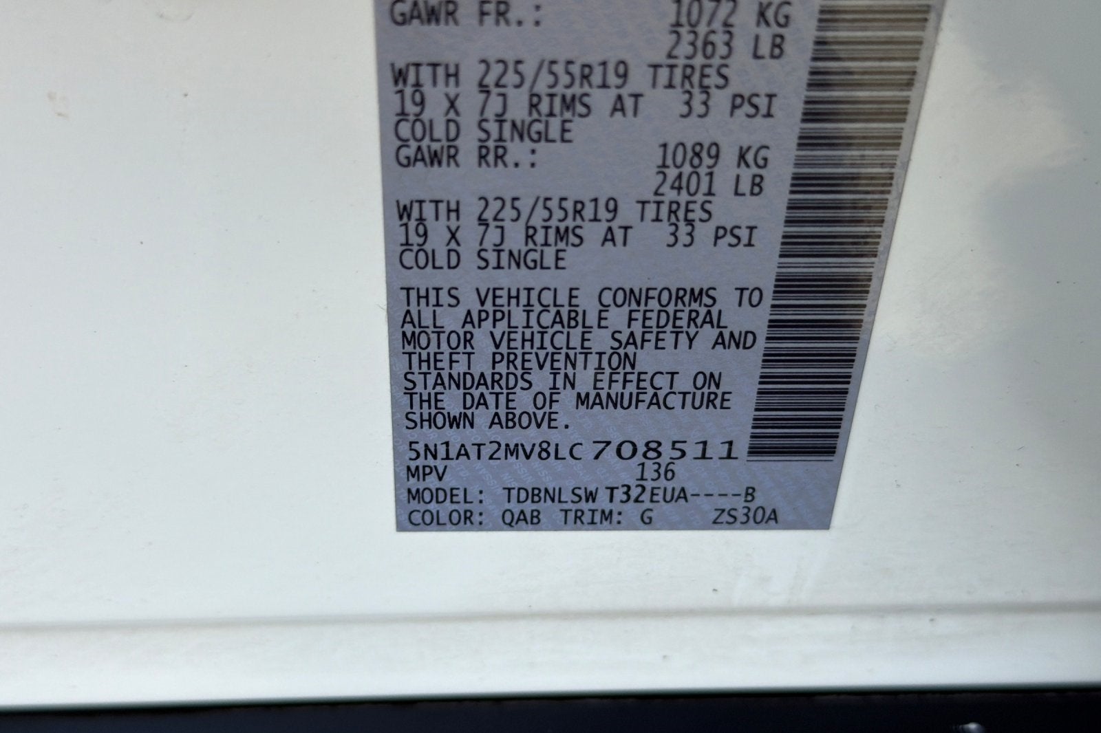 2020 Nissan Rogue SL