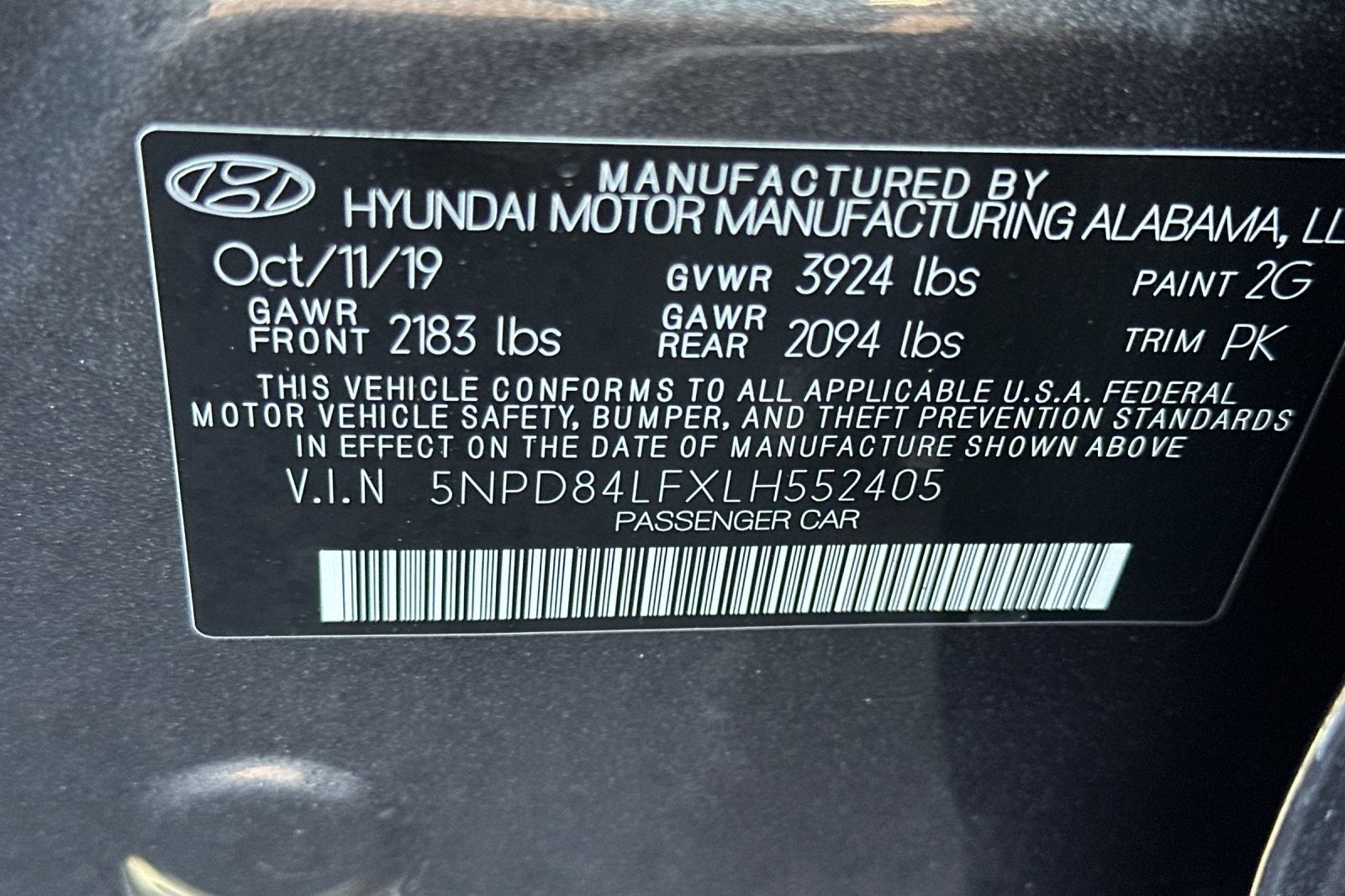 2020 Hyundai Elantra SEL