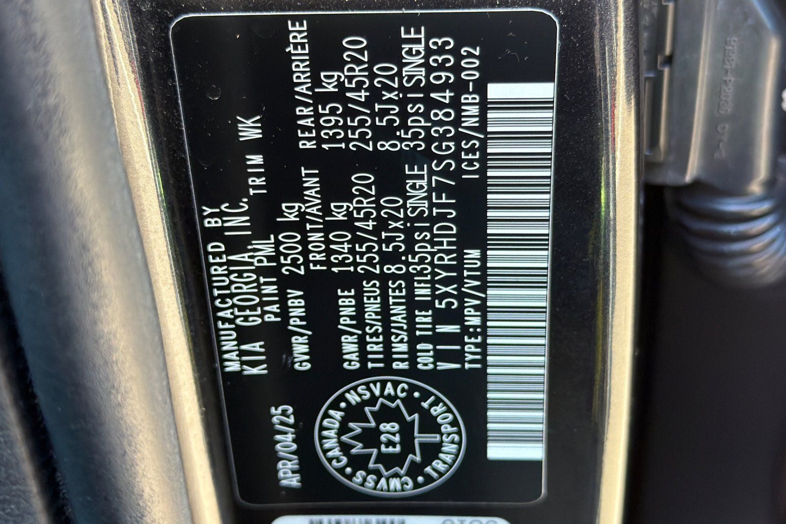 2025 Kia Sorento EX